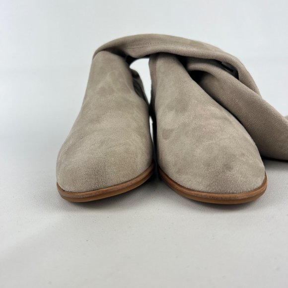 Gianni Bini Womens Fremaux Over the Knee Boots Taupe Tan Microsuede OTK size 6 - Picture 6 of 13